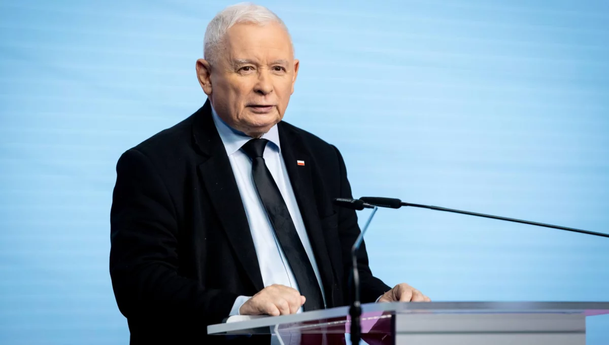 Konferencja J. Kaczyńskiego i J. Brudzińskiego/fot.: PiS