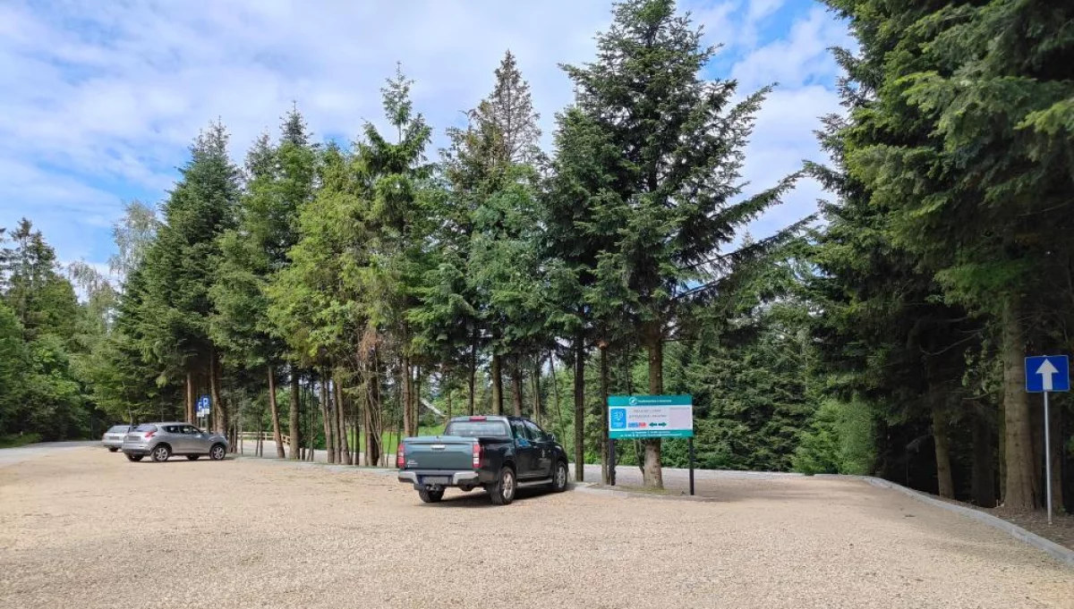 Parking Wyrębiska - Zalesie/fot.: Nadleśnictwo Limanowa