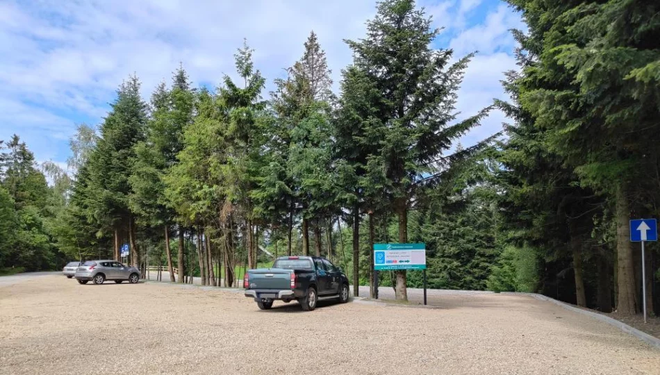 ​Nowy parking leśny dla turystów odwiedzających Mogielicę - zdjęcie 1