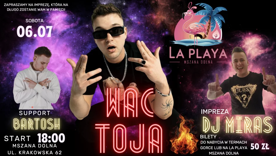 Niezapomniana impreza: Wac Toja i DJ Miras - zdjęcie 1
