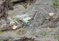 Rzeka... śmieci - zdjęcie główne