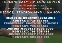 Otwarte treningi w grupach młodzieżowych Limanovii - zdjęcie główne