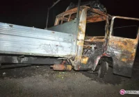 Spłonęła ciężarówka - zdjęcie główne