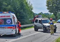 Kierowca Mitsubishi ukarany mandatem po czołowym zderzeniu - zdjęcie główne