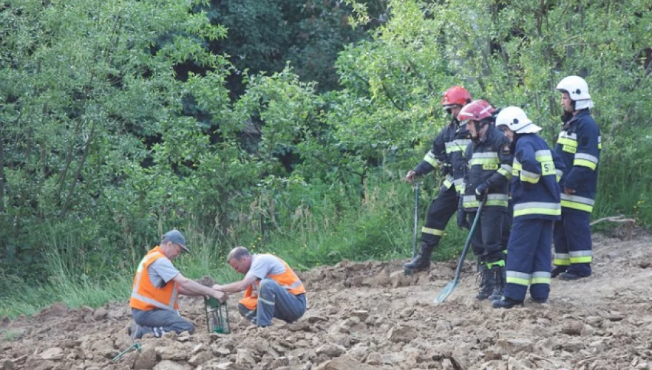 Pług rozerwał gazociąg – zablokowano drogę - zdjęcie 1