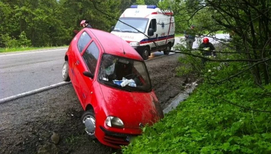 Wypadek w Lubomierzu - zdjęcie 1