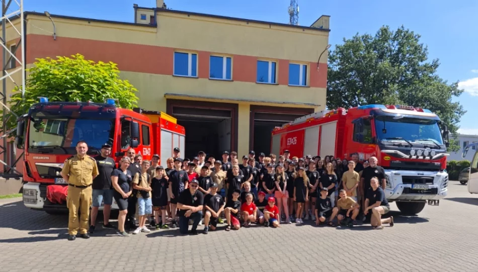 Strażacki obóz w Margoninie - integracja i wypoczynek - zdjęcie 1