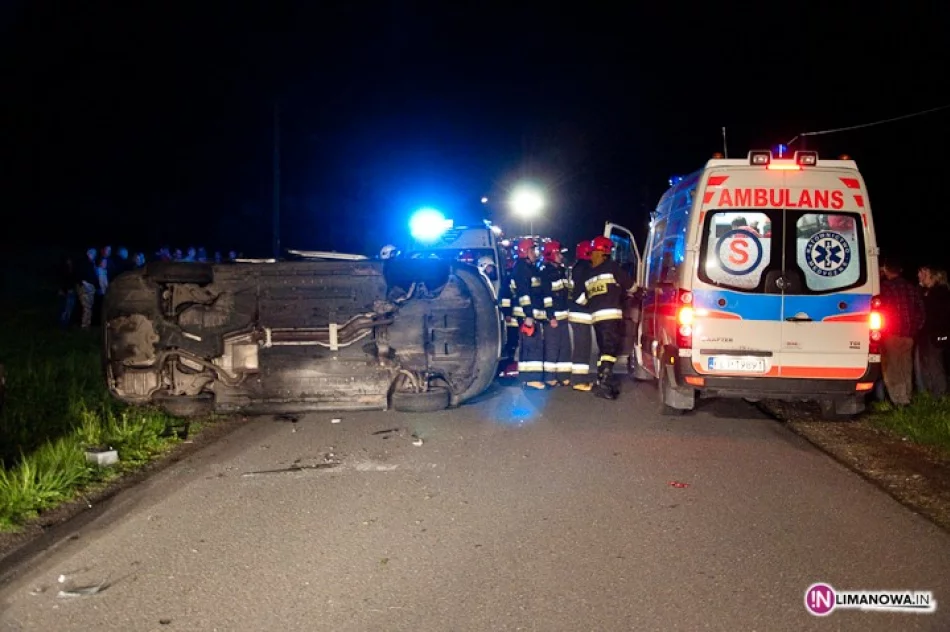 Wypadek w Wilczycach - 5 młodych osób w szpitalu - zdjęcie 3