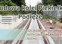 Szczegółowe informacje dotyczące organizacji ruchu - budowa linii kolejowej 104 - zdjęcie główne