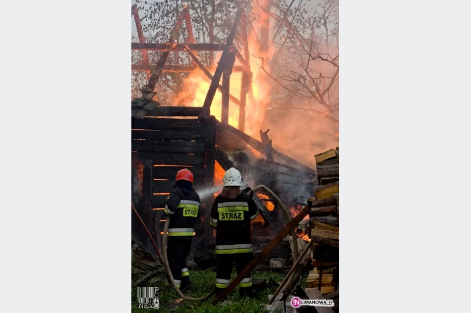 Groźny pożar od uderzenia pioruna - zdjęcie 4