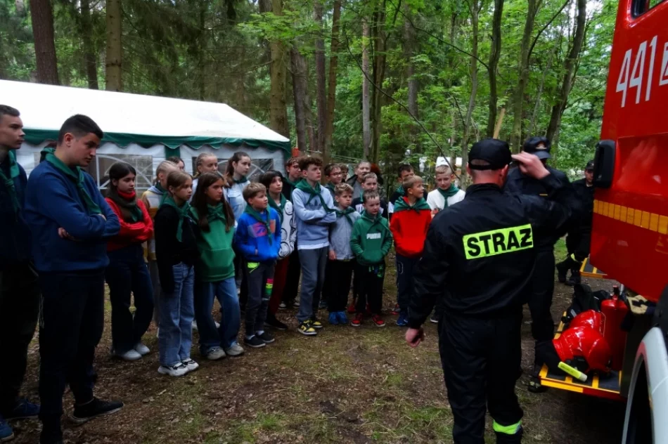 Dzieci z Ukrainy na obozie harcerskim (ZDJĘCIA) - zdjęcie 19
