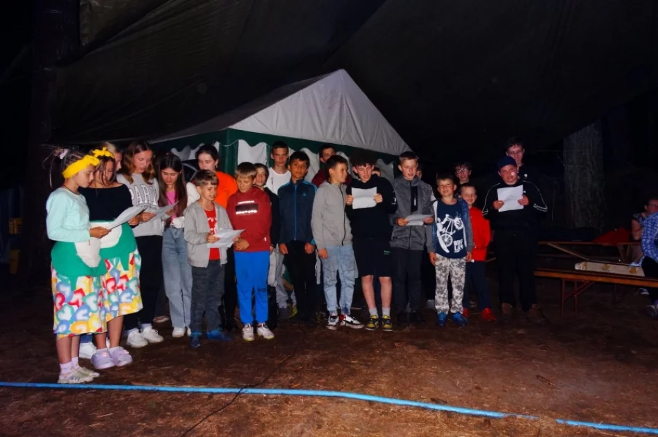 Dzieci z Ukrainy na obozie harcerskim (ZDJĘCIA) - zdjęcie 12