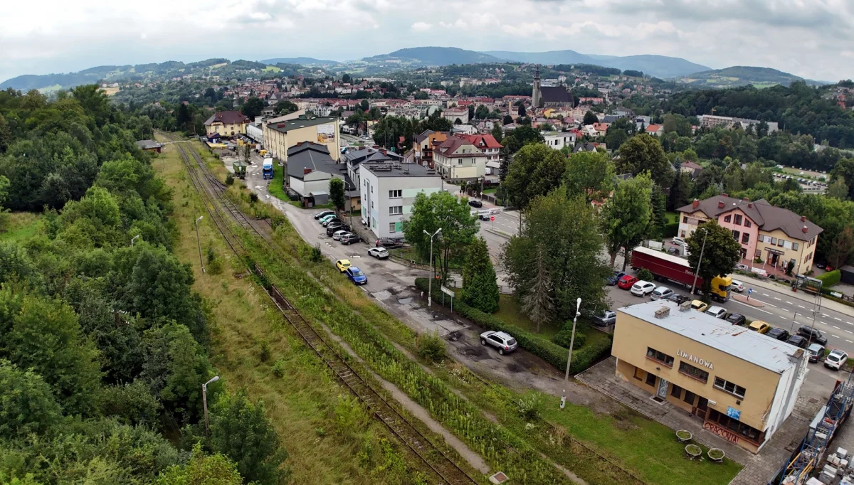 Stacja kolejowa w Limanowej/fot.: PKP PLK S.A.