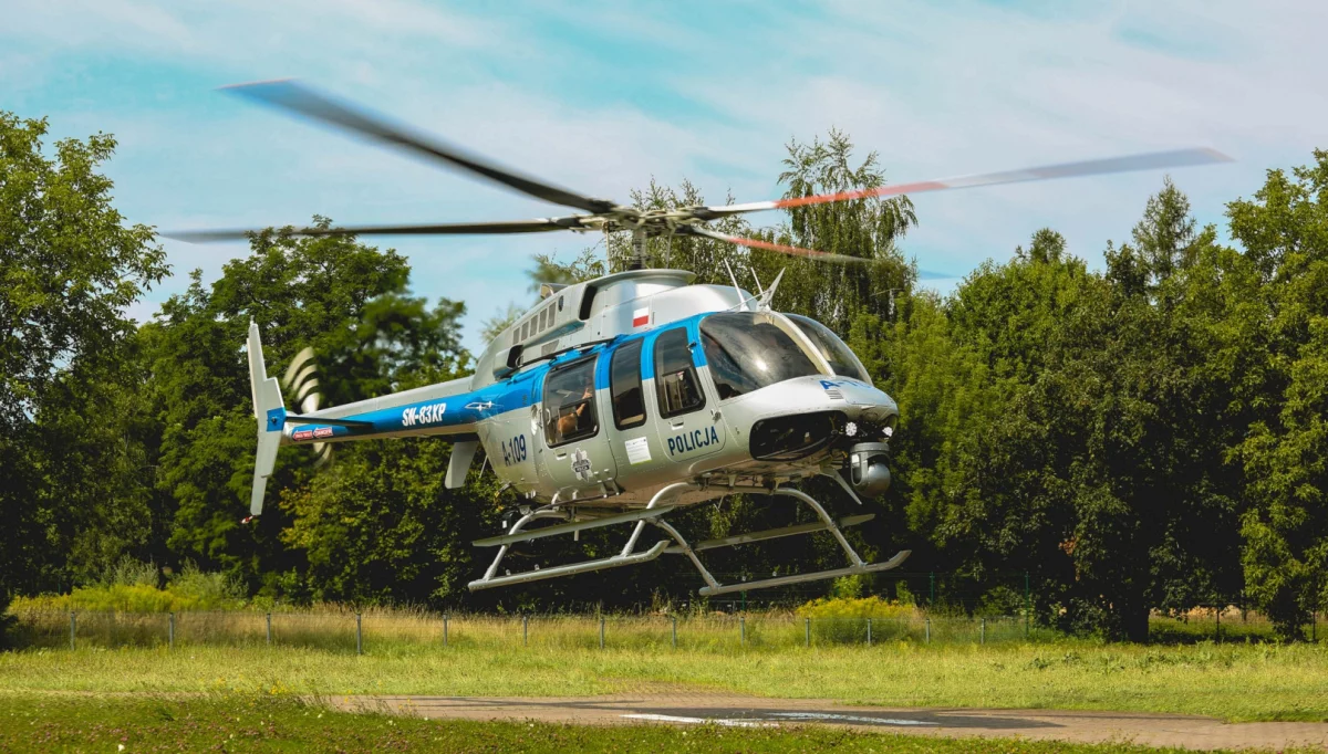 Śmigłowiec Bell-407 GXi/fot.: Małopolska Policja