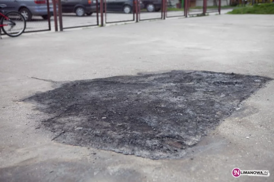 Slalom z koszy przez Piłsudskiego i pożar - zdjęcie 2