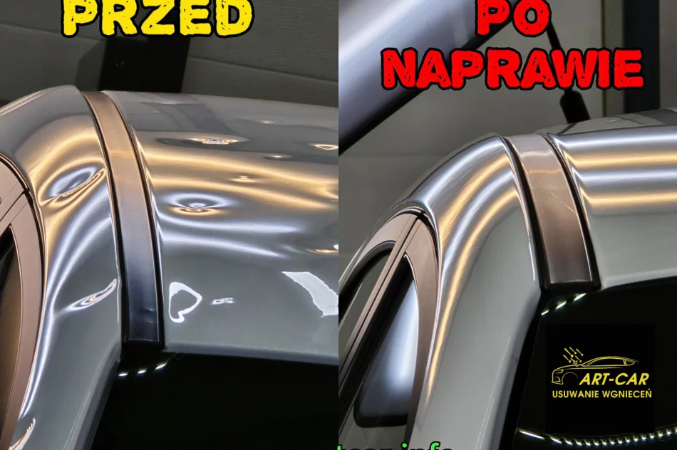 Usuwanie wgnieceń / gradobicie / grad / wgniotki - technik PDR - AtrCar.info - zdjęcie 3