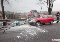 Pożar samochodu - zdjęcie główne