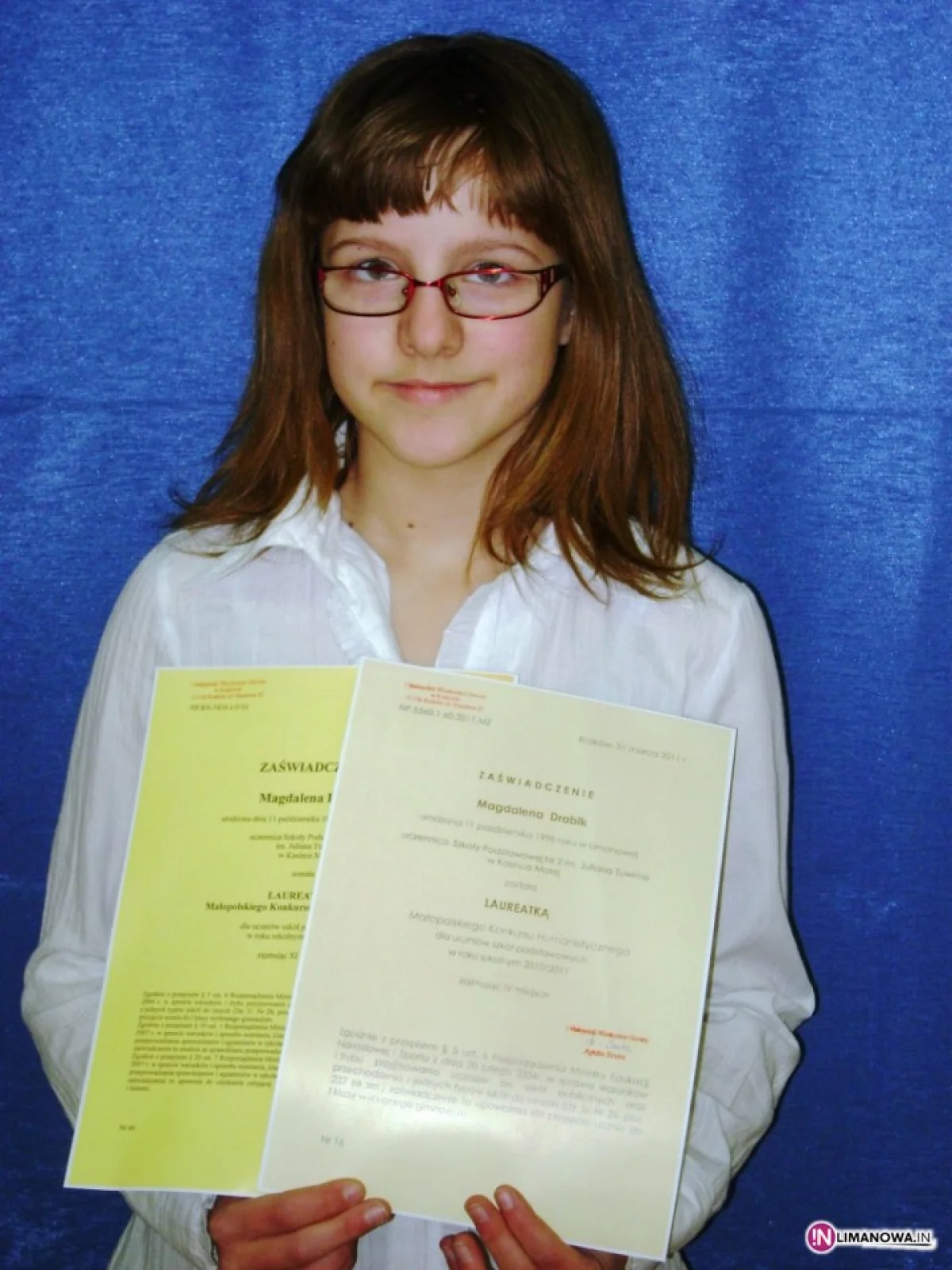 Drugi raz została laureatką Małopolskiego Konkursu