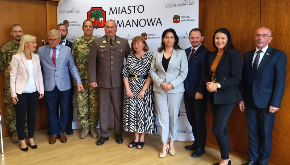 Wizyta delegacji węgierskiej w Limanowej - zdjęcie 1