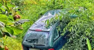 Pijany kierowca wjechał do rowu  - zdjęcie 2