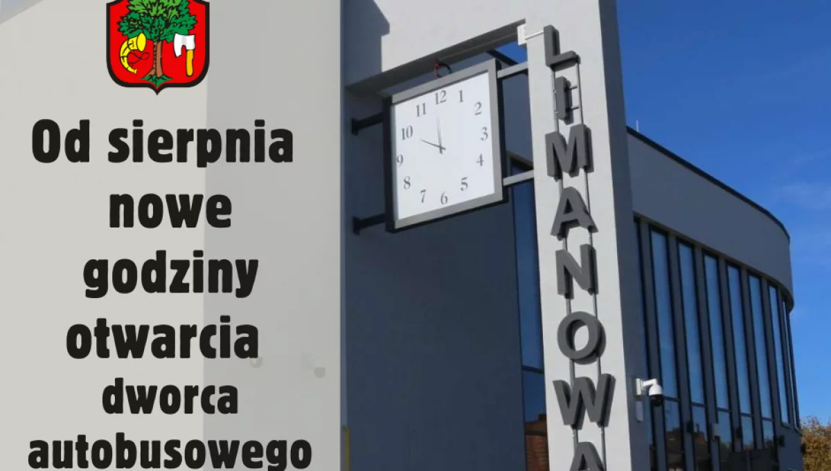 Nowe godziny otwarcia dworca autobusowego
