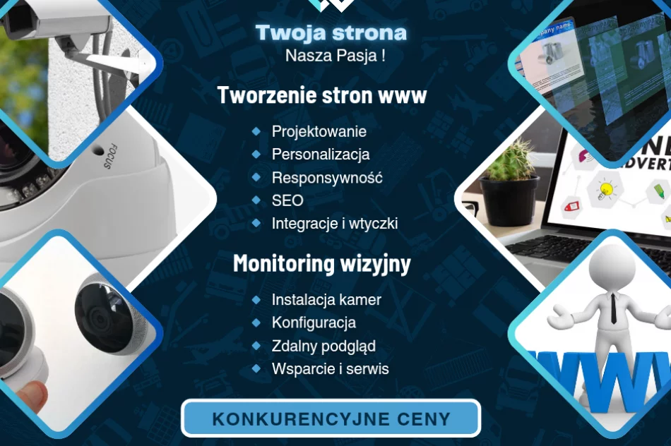 Strony internetowe, monitoring wizyjny. Najtaniej!!! - zdjęcie 2