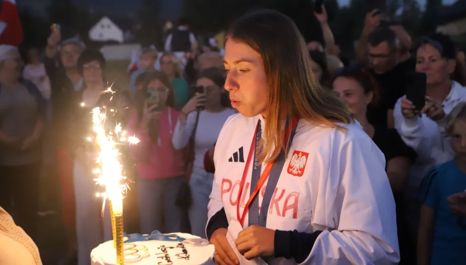 Mistrzyni olimpijska powitana na Limanowszczyźnie  - zdjęcie 1