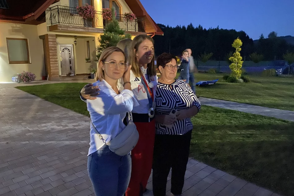 Mistrzyni olimpijska powitana na Limanowszczyźnie  - zdjęcie 3