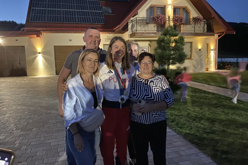 Mistrzyni olimpijska powitana na Limanowszczyźnie  - zdjęcie 4