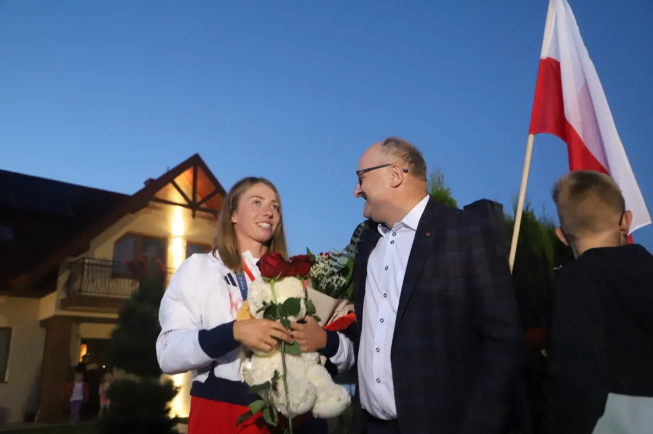 Mistrzyni olimpijska powitana na Limanowszczyźnie  - zdjęcie 5
