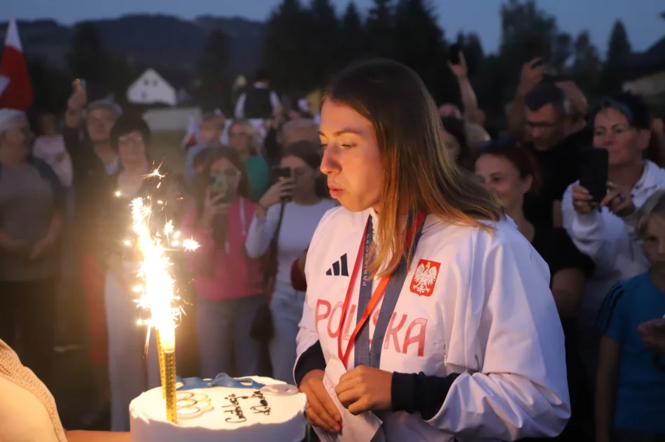 Mistrzyni olimpijska powitana na Limanowszczyźnie  - zdjęcie 7