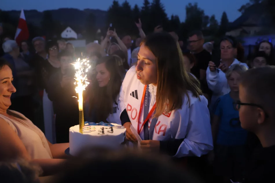 Mistrzyni olimpijska powitana na Limanowszczyźnie  - zdjęcie 8