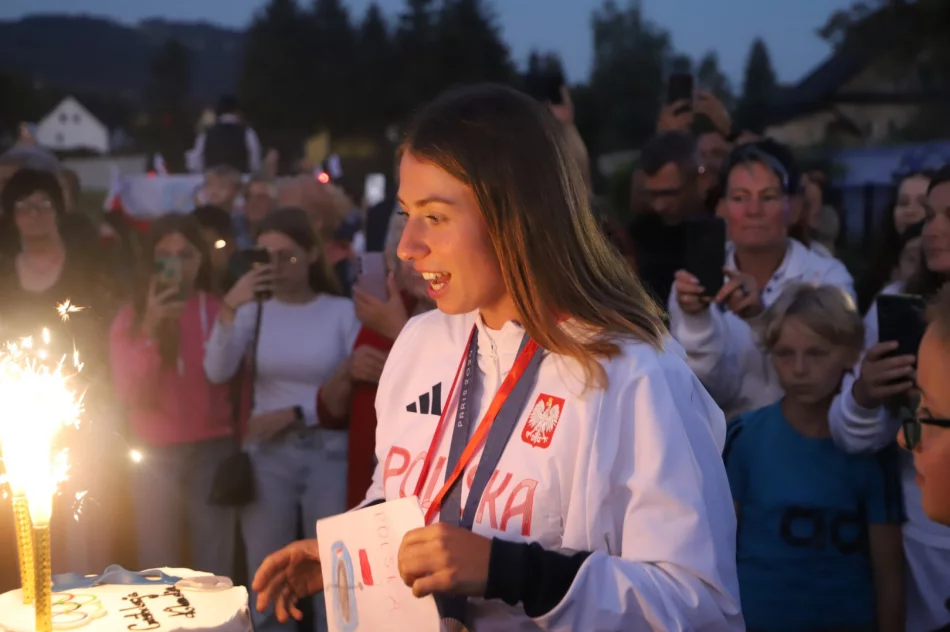 Mistrzyni olimpijska powitana na Limanowszczyźnie  - zdjęcie 9