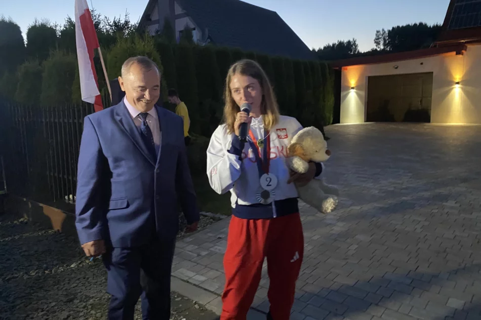 Mistrzyni olimpijska powitana na Limanowszczyźnie  - zdjęcie 10