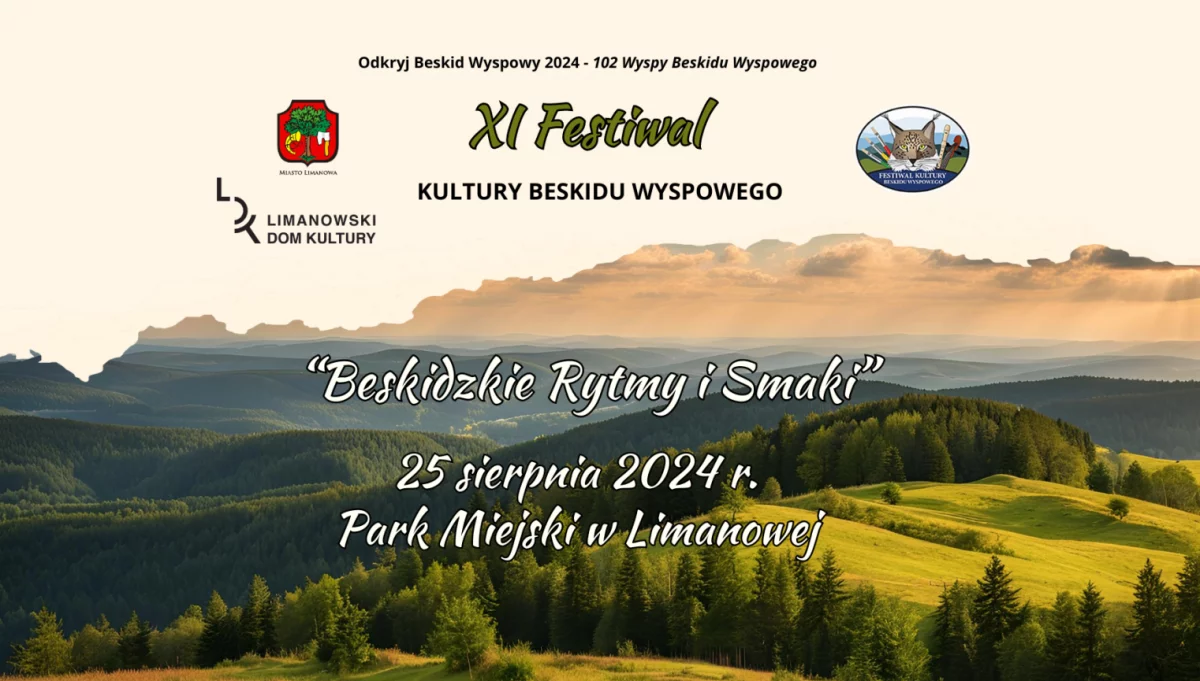 Beskidzkie Rytmy i Smaki w Parku Miejskim w Limanowej już 25 sierpnia!