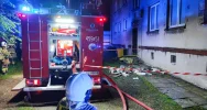 Pożar na poddaszu budynku - zdjęcie 4