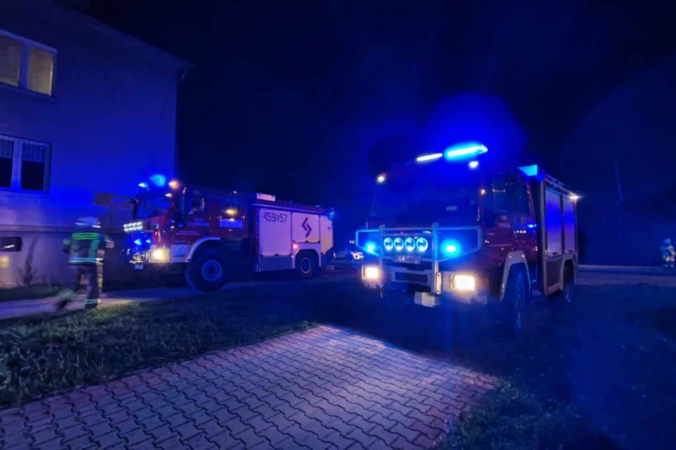 Pożar na poddaszu budynku - zdjęcie 7