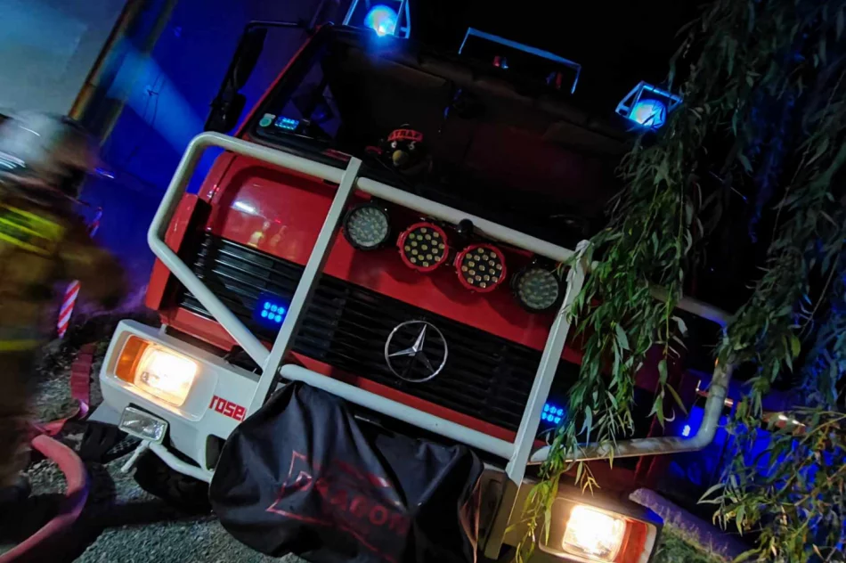 Pożar na poddaszu budynku - zdjęcie 15