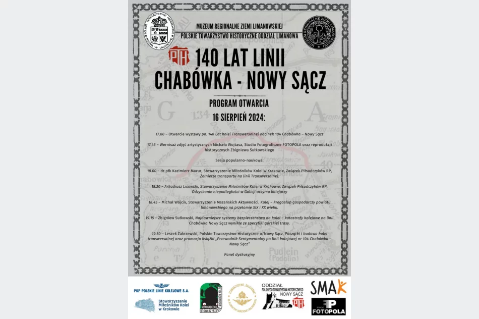 140 lat linii Chabówka - Nowy Sącz na wystawie - zdjęcie 3