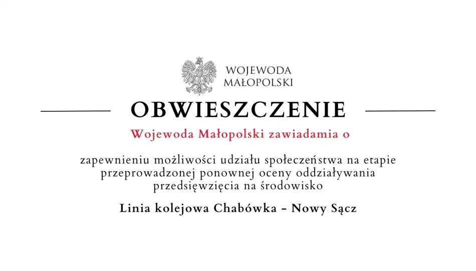 Zawiadomienie o zapewnieniu możliwości udziału w ocenie oddziaływania przedsięwzięcia na środowisko - zdjęcie 1