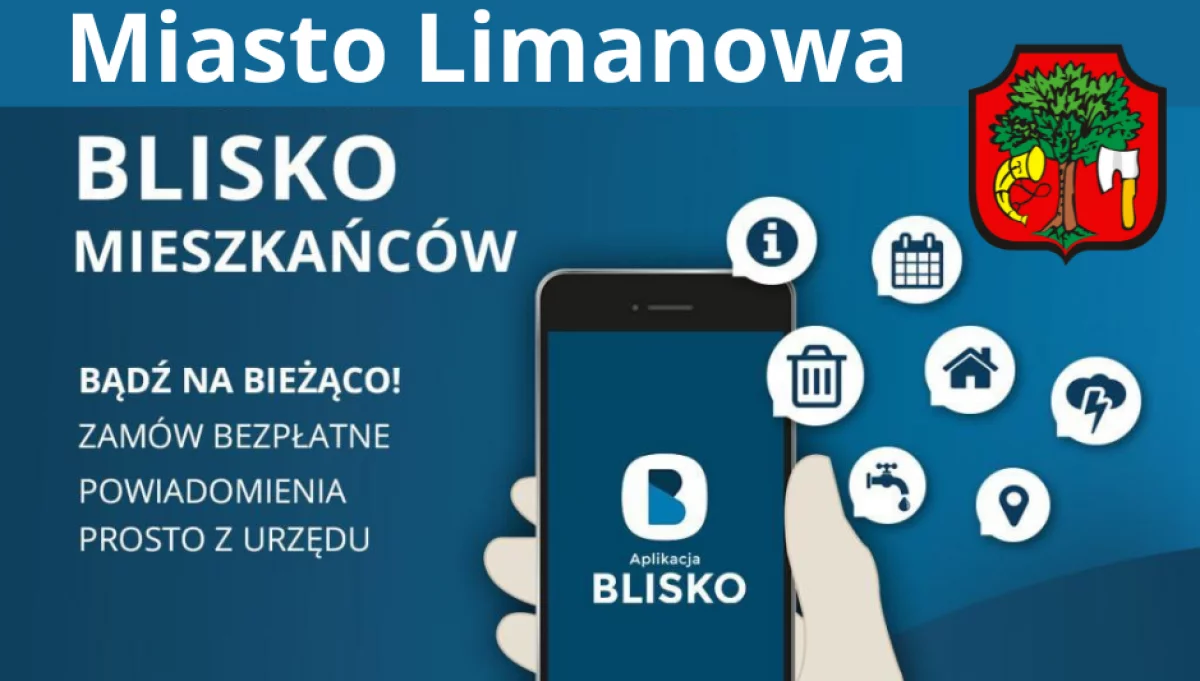 Miasto Limanowa BLISKO mieszkańców! Pobierz bezpłatną aplikację!