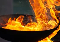 Pożar w kuchni, 18-latka doznała oparzeń - zdjęcie główne