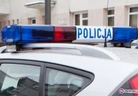 Radiowóz w rowie - zdjęcie główne