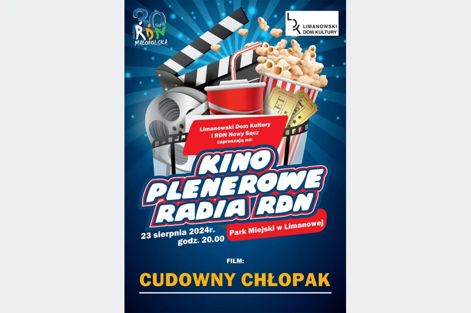 Kino plenerowe Radia RDN Nowy Sącza zawita do Limanowej!  - zdjęcie 2
