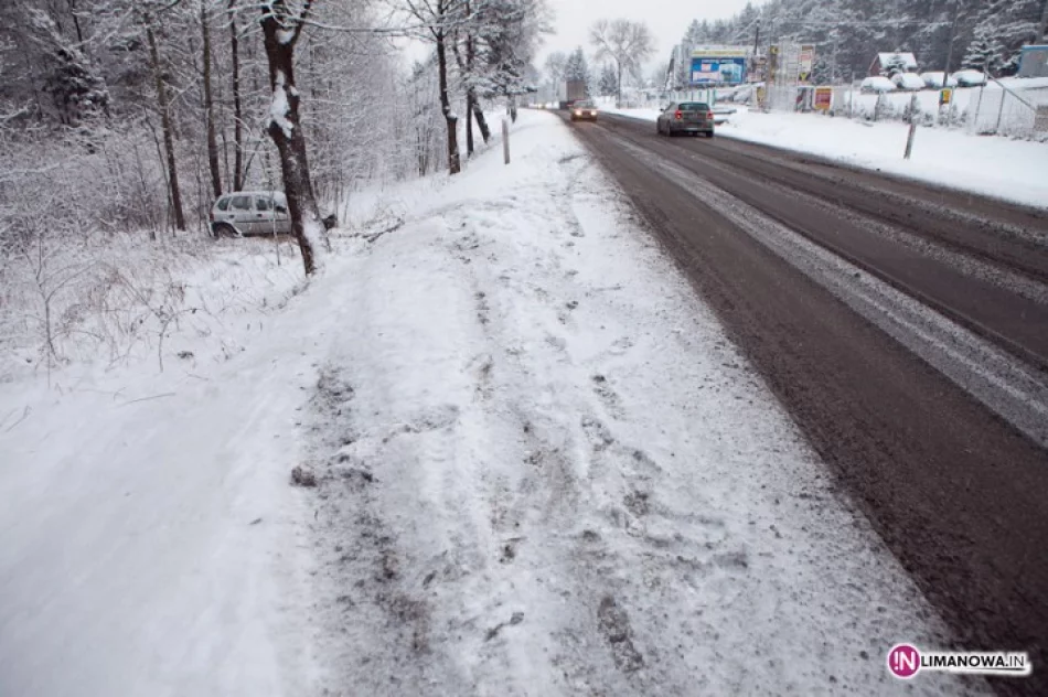 Śliski poranek na drogach - zdjęcie 3