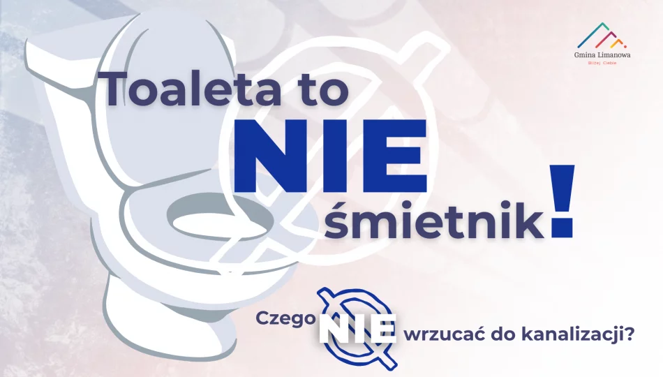 APEL – KANALIZACJA SANITARNA TO NIE ŚMIETNIK! - zdjęcie 1