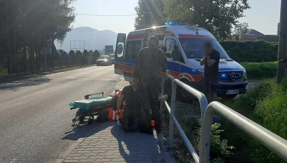 Potrącona na przejściu 47-latka trafiła do szpitala - zdjęcie 1