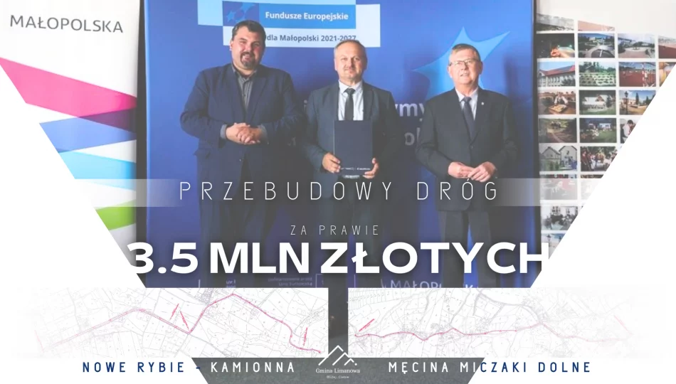 Przebudowa dróg Męcina Miczaki oraz Nowe Rybie Kamionna - zdjęcie 1