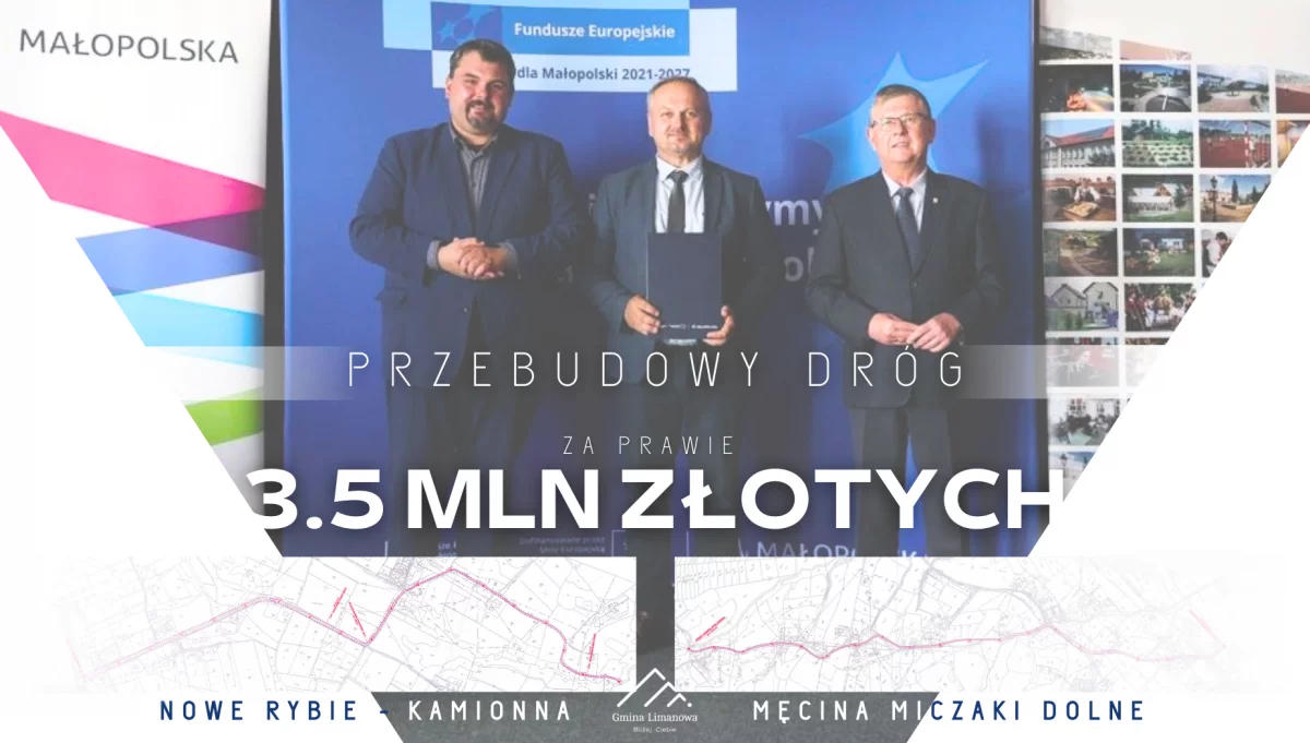 Przebudowa dróg Męcina Miczaki oraz Nowe Rybie Kamionna