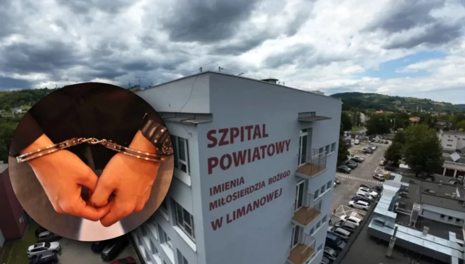 Atak na lekarza i pielęgniarkę w limanowskim szpitalu – napastnik zatrzymany - zdjęcie 1